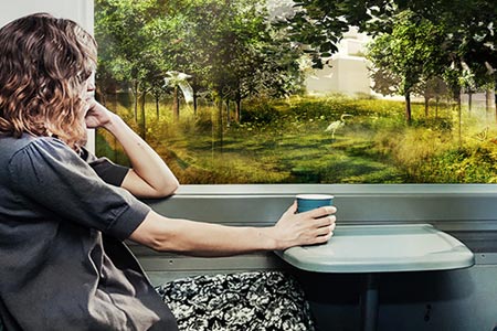 Rendering passaggio ferroviario