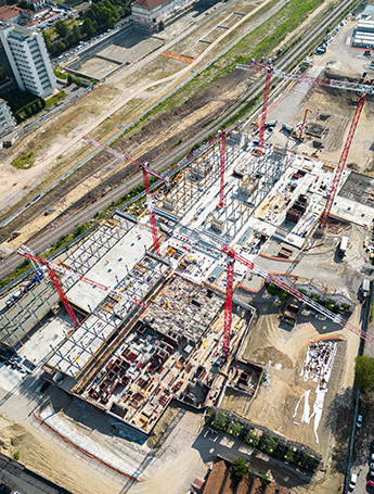 Cantiere del futuro studentato di Scalo Porta Romana
